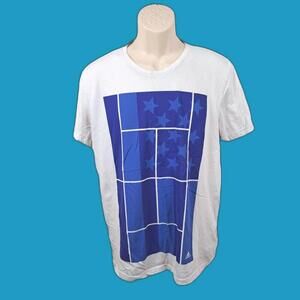 Adidas Men's Sporty,‎ athletic, Patriotic Short Sleeve T-Shirt Size Large